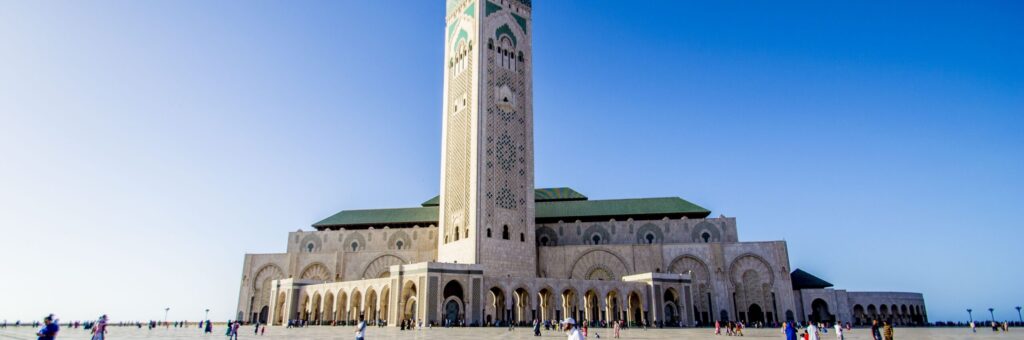 Casablanca is the largest city in Morocco and the country's economic and business centre. Located on the Atlantic coast of the Chaouia plain in the .